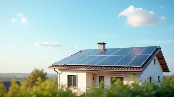 Communiquer une autonomie énergétique avec des panneaux solaires photovoltaïques